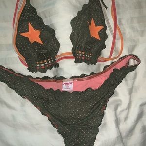 Two piece pin up bikini